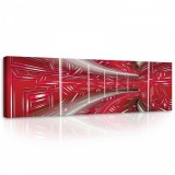 Consalnet 3D Absztrakt, vászonkép, 145x45 cm méretben