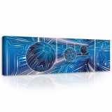 Consalnet 3D Absztrakt, vászonkép, 145x45 cm méretben