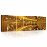 Consalnet 3D Absztrakt, vászonkép, 145x45 cm méretben