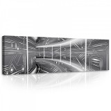 Consalnet 3D Absztrakt, vászonkép, 145x45 cm méretben