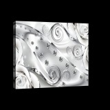 Consalnet Absztrakt gyöngyökkel, vászonkép, 60x40 cm méretben