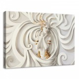 Consalnet Absztrakt, vászonkép, 70x50 cm méretben