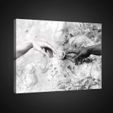 Consalnet Ádám teremtése, vászonkép, 60x40 cm méretben