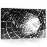 Consalnet Az ég tükröződése fekete-fehérben, vászonkép, 60x40 cm méretben