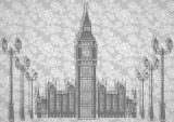 Consalnet Big Ben poszter, fotótapéta Vlies (368 x 254 cm)