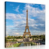 Consalnet Eiffel-torony Párizs, vászonkép 80x80 cm méretben