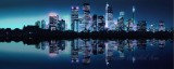 Consalnet Éjszakai város vlies poszter, fotótapéta 051VEP /250x104 cm/