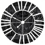 Consalnet Épület az óra mögött vlies poszter, fotótapéta 10689VEZ1 /208x208 cm/