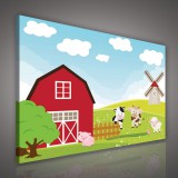 Consalnet Farm, vászonkép, 60x40 cm méretben