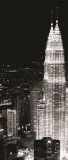 Consalnet Felhőkarcolók az éjszakában vlies poszter, fotótapéta 286VET /91x211 cm/