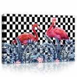 Consalnet Flamingók, vászonkép, 60x40 cm méretben