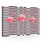 Consalnet Flamingók, vászonkép, 70x50 cm méretben