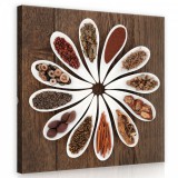 Consalnet Fűszernövények,magok, vászonkép 80x80 cm méretben