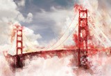 Consalnet Golden Gate híd poszter, fotótapéta (368 x 254 cm)