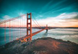 Consalnet Golden Gate híd poszter, fotótapéta Vlies (152,5 x 104 cm)