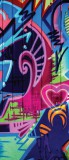 Consalnet Graffiti öntapadós poszter, fotótapéta 1508SKT /91x211 cm/