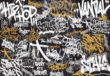 Consalnet Graffiti - Tag and throw poszter, fotótapéta (350 x 250 cm)