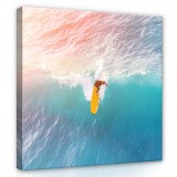 Consalnet Hullámlovas, vászonkép, 80x80 cm méretben