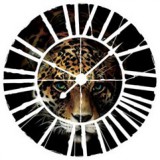 Consalnet Jaguár az óra mögött vlies poszter, fotótapéta 10148VEZ1 /208x208 cm/