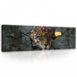 Consalnet Jaguár, vászonkép, 145x45 cm méretben