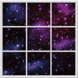 Consalnet Kazettás virágos vlies poszter, fotótapéta (208 X 208 cm)