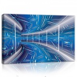 Consalnet Kék alagút, vászonkép, 60x40 cm méretben