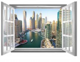 Consalnet Kilátás az ablakból Dubai vlies poszter, fotótapéta 1942VEZ4 /201x145 cm/