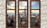 Consalnet Kilátás New York-ra poszter, fotótapéta (152,5 x 104 cm)