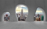 Consalnet Kilátás New York-ra poszter, fotótapéta (254 x 184 cm)