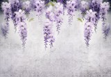 Consalnet Lelógó lila wisteria poszter, fotótapéta, Vlies (400 x 280 cm)