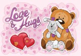 Consalnet Maci Love hugs poszter, fotótapéta (460 x 300 cm)