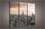 Consalnet New York, 3 darabos vászonkép, 90x80 cm méretben