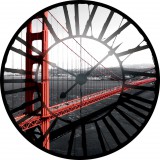Consalnet Óra, Golden Gate Bridge vlies poszter, fotótapéta 625VEZ1 /208x208 cm/