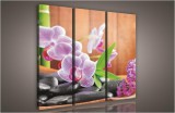 Consalnet Orchidea zen, 3 darabos vászonkép, 90x80 cm méretben