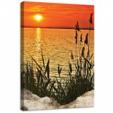 Consalnet Part a naplementében, vászonkép, 50x70 cm méretben