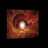 Consalnet Piros absztrakt, vászonkép, 60x40 cm méretben