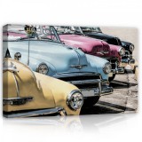 Consalnet Retró autók, vászonkép, 60x40 cm méretben