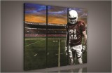 Consalnet Rugby játékos a pályán, 3 darabos vászonkép, 90x80 cm méretben