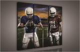 Consalnet Rugby játékosok, 3 darabos vászonkép, 90x80 cm méretben