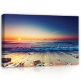 Consalnet Tenger naplementével, vászonkép, 60x40 cm méretben