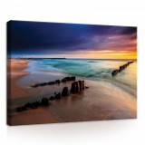 Consalnet Tengerpart, vászonkép, 70x50 cm méretben