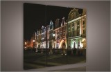 Consalnet Város éjszaka, 3 darabos vászonkép, 90x80 cm méretben