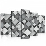Consalnet Vászonkép 5 darabos, 3D Absztrakt minta 100x60 cm méretben