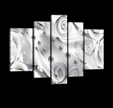 Consalnet Vászonkép, 5 darabos, Absztrakt gyöngyökkel 170x100 cm méretben