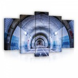Consalnet Vászonkép 5 darabos, Alagút 100x60 cm méretben