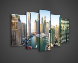 Consalnet Vászonkép 5 darabos, Dubai 100x60 cm méretben