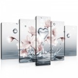 Consalnet Vászonkép 5 darabos, Frézia 100x60 cm méretben