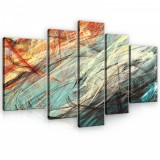 Consalnet Vászonkép, 5 darabos, Játék a színekkel 170x100 cm méretben