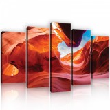 Consalnet Vászonkép 5 darabos, Kanyon 100x60 cm méretben