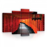 Consalnet Vászonkép 5 darabos, KIOTÓI szentély kép 3D-ben 100x60 cm méretben
